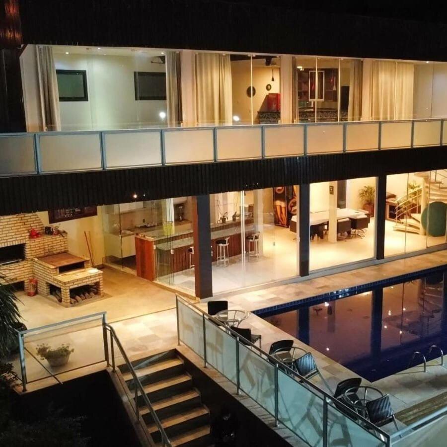 Mansao Casa Blanca Em Sao Roque C/ 5 Vagas Garagem Villa Eksteriør bilde